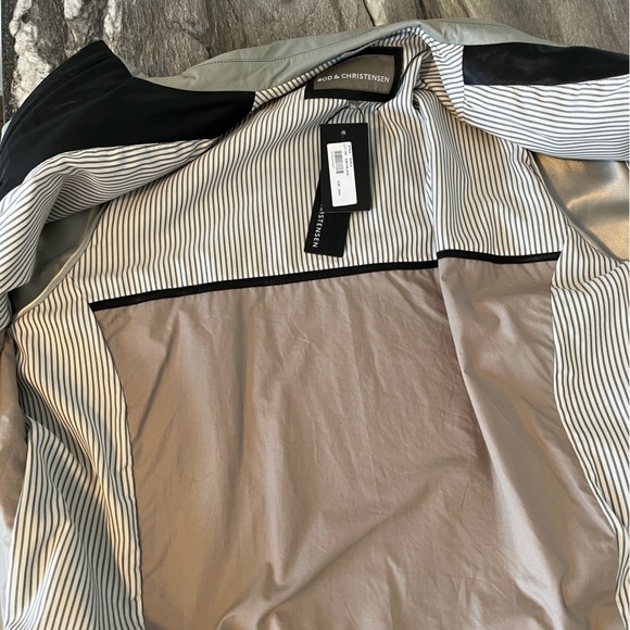 Bod & Christensen XXXL/3XL Grey Leather Burnish Jacket - Picture 6 of 16